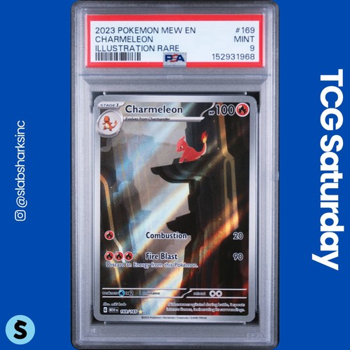 2023 POKEMON SV 151 #169/165 CHARMELEON ILLUSTRATION RARE PSA 9