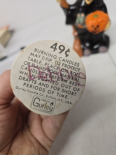 Paar Vintage Halloween Kerzen Gurley - Bild 2 von 9