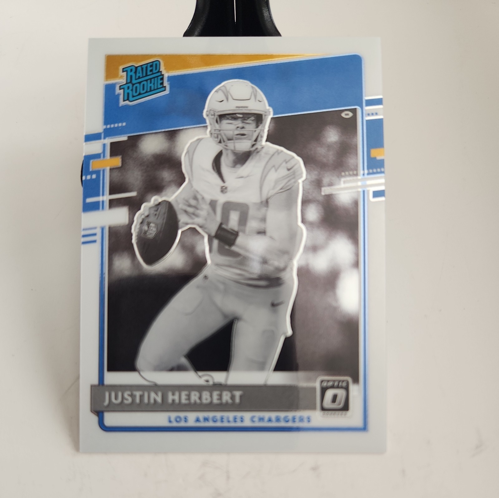2020 Panini Donruss Optic - Rated Rookies Variation Justin Herbert #303 Chargers
