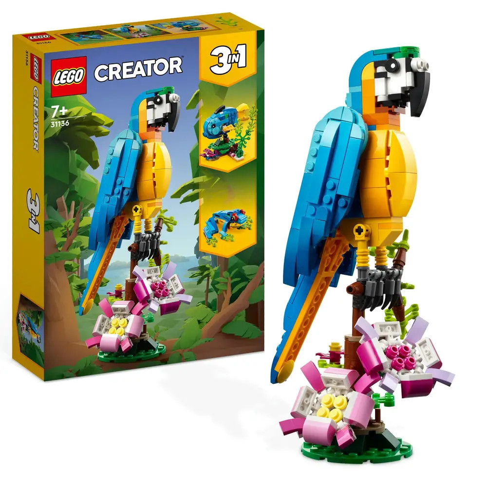 Lego Gelb Bausätze Der Exotische Papagei Creator - Image 2