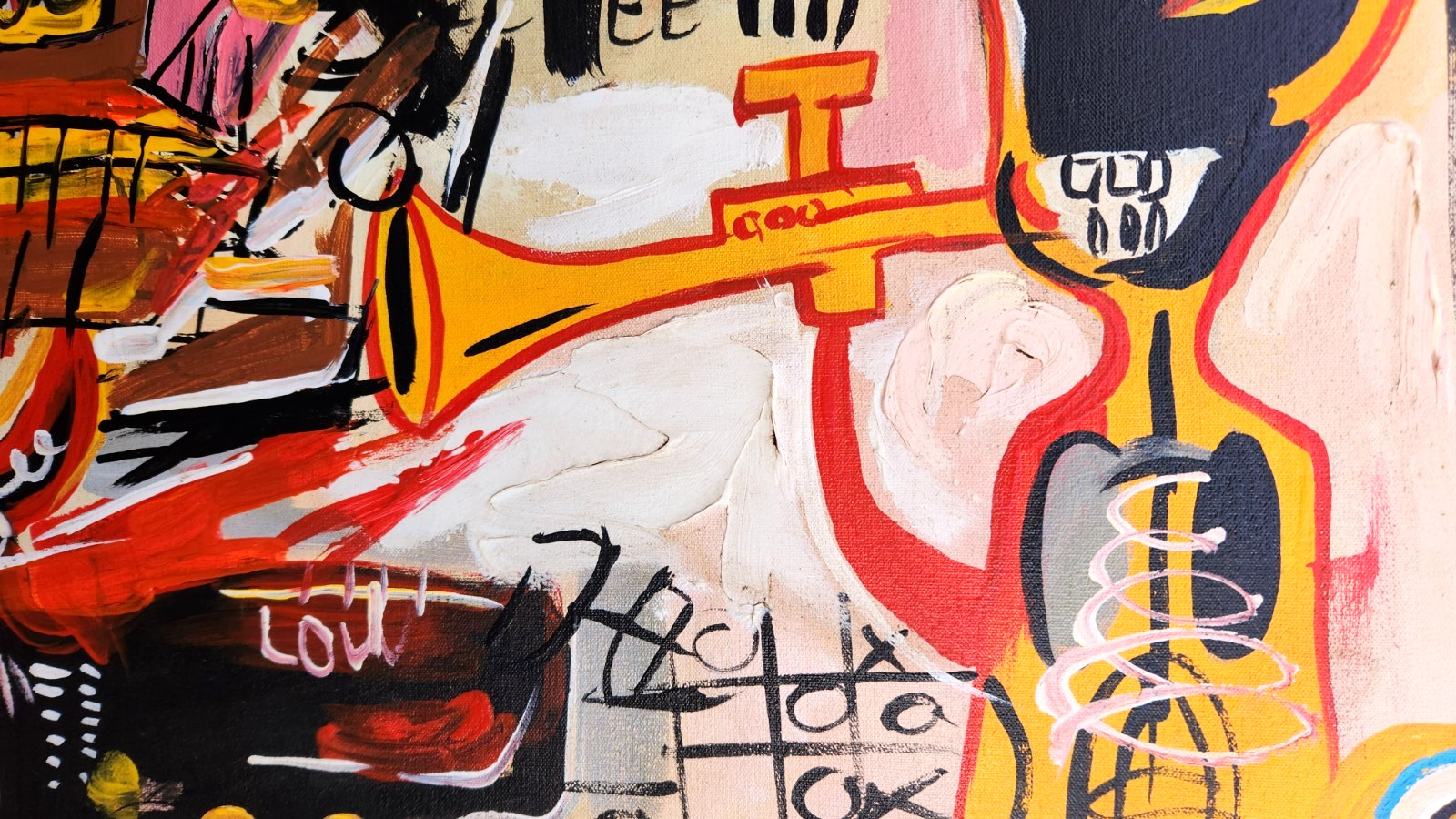 Jean-Michel Basquiat: Tuxedo (1983) Grossformatiger Siebdruck Estate Stamped – Bild 6