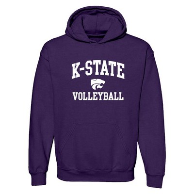 K-State Arch Logo Volleyball Hoodie - Purple