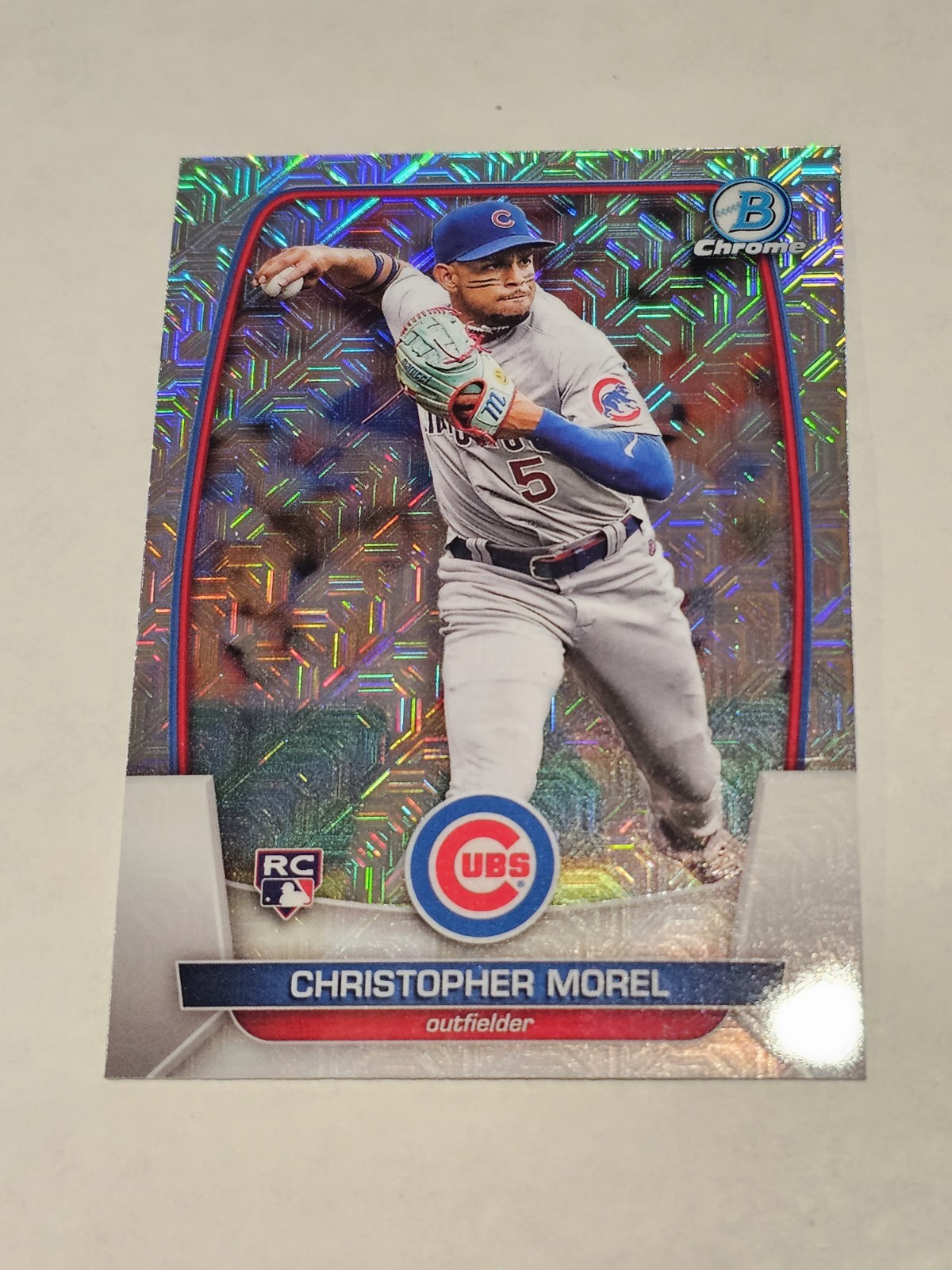 Christopher Morel 2023 Bowman Chrome Mojo Refractor #34 RC