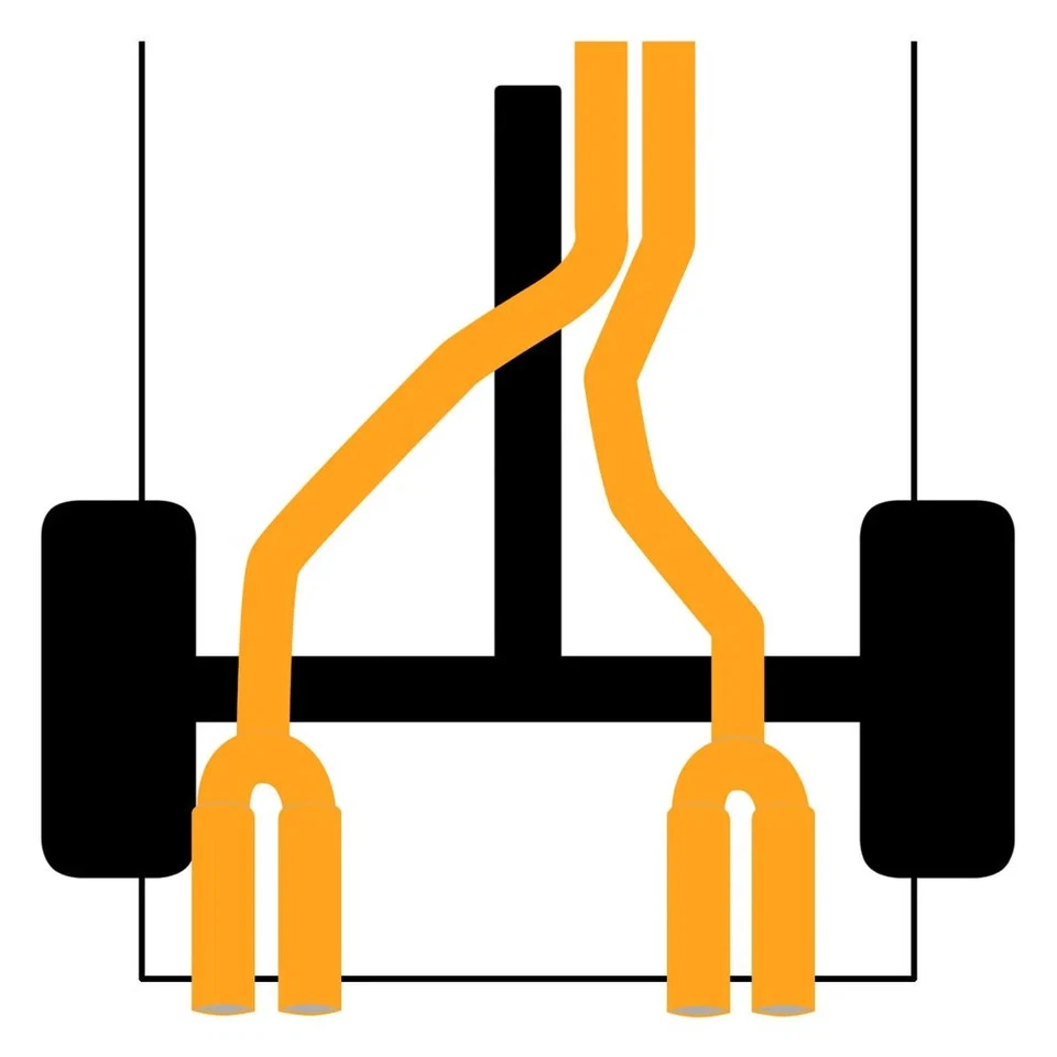 For Saturn Sky 07-09 Exhaust System Street Series Stainless Steel Cat-Back Foto 3 de 4