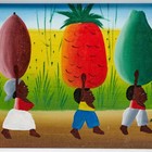 Jacques Richard Chery Style Tropical Fruit Pineapple Papaya Painting Haiti — photo 2