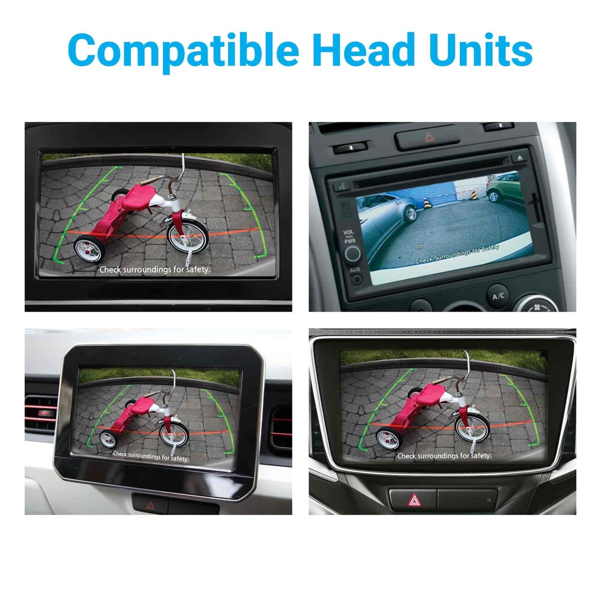 Suzuki Vitara Jimny Ignis SX4 Reverse Camera Kit With 5 Pin Cable