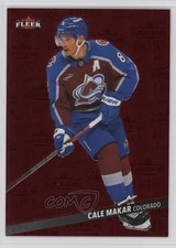 2025-26 Upper Deck Fleer Ultra Medallions Ruby Red 41/50 Cale Makar #M-39 6kv