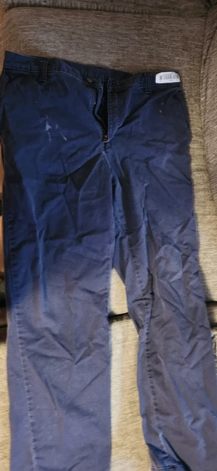 Calça Workrite Westex Indura ultra macia FR resistente a chamas 36x29 HRC2 azul nova com etiquetas - Imagem 2 de 4