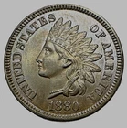 1880 Indian Head Cent Very Nice Coin 416