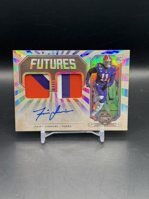 Isaiah Simmons 2020 Panini Legacy Futures RC Auto Patch /249 #FD-IS CLEMSON