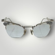 Vtg Ultra Rare Scarce Diamante Bausch and Lomb B L 12K Gold Filled Eyeglasses