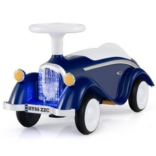 Voiture Porteur Enfant avec Volant Klaxon Phares à LED sous le Siège Voiture Ré