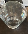 Vintage A.E. CO Embossed Industrial Threaded Light Glass Globe — photo 5