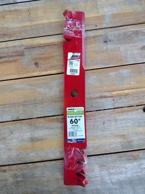 MaxPower 561138 Heavy Duty 3 Blade Set for 60'' Cut Exmark Replaces 