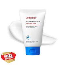Lesstopy ATO Cream Face Moisturizer, K-beauty Organic Fragrance-Free 3.38oz