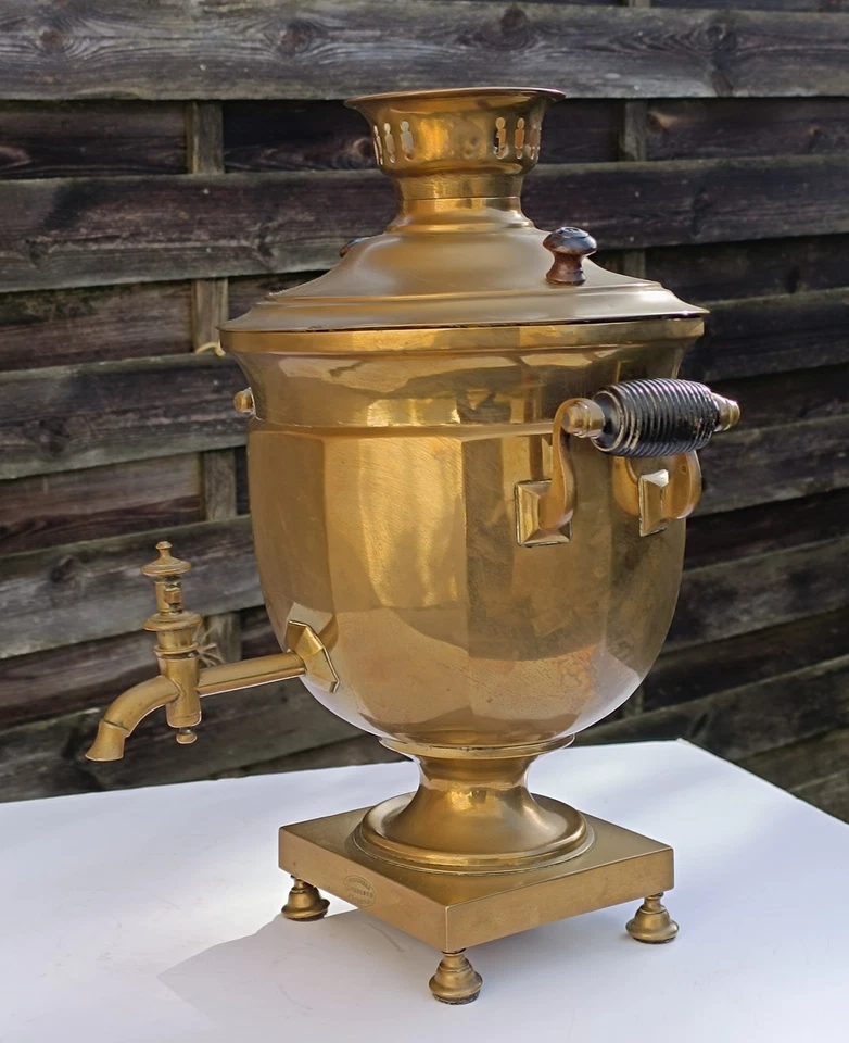Samovar russe ancien  antique Russie rare vintage old Russian samowar - Photo 3/4