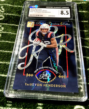 2025 RATED ROOKIES RETRO TREVEYON HENDERRSON PATRIOTS CGC 8.5 #20