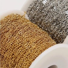 5meters Stainless Steel 2mm width 8 Shape diy Jewelry Link Chains