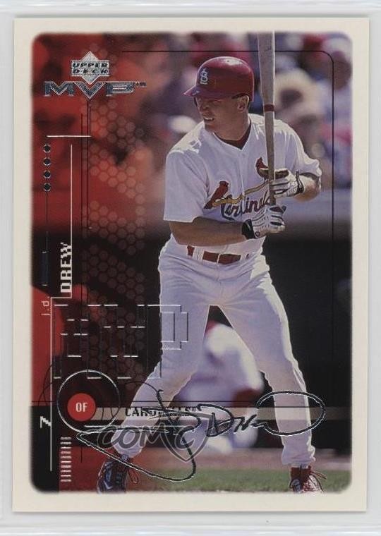 1999 Upper Deck MVP Silver Script JD Drew #170 11pj