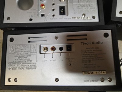 Tivoli Audio Model Two CD AM/FM Stereo Radio Henry Kloss tested