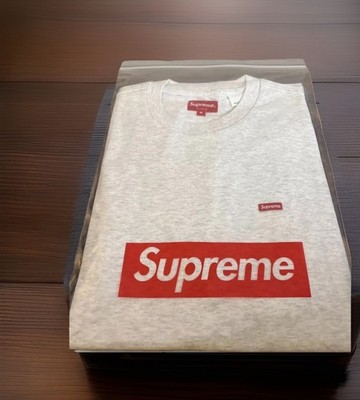 SUPREME SMALL BOX TEE SIZE MEDIUM (ASH GREY) FW22 WEEK 1 (100