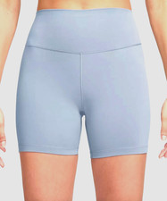 Nike Women's One High-Waisted 5" Biker Shorts - Lt Armory Blue XS
