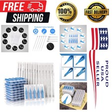 100pcs Sterilized Tattoo Needles Set - Assorted Sizes for Professional Use