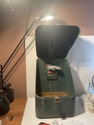 #ad #ad Vtg Coleman Lantern Gas Model 228 F Dual Made In 1963 Metal Storage Case SD $79.95