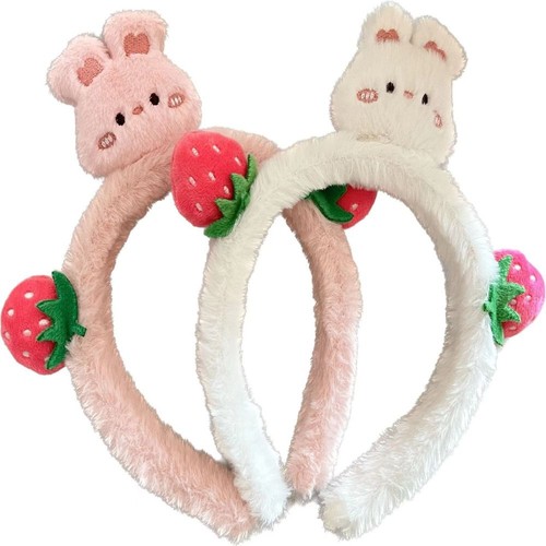 Hair Accessories Strawberry Bear Hair Hoop Korean Style Cute Hair Hoop Outdoor - Picture 10 of 10