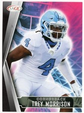 2022 SAGE Low Series - Trey Morrison #57 RC N CAROLINA TAR HEELS