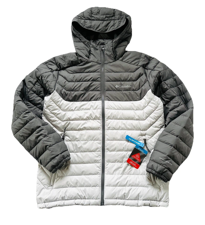 Columbia Men's White Out FS Hooded Omni-Heat Jacket - Image 2 of 4