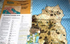 SPI Strategy & Tactics #146 w/The Italian Campaign - Sicily punched