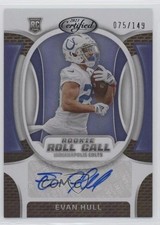 2023 Certified Rookie Roll Call Signatures 75/149 Evan Hull #RRCS-15 Auto 4a7