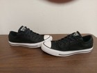 Converse Chuck Taylor All Star Women's Low Top Sneakers, Size 8.5, Black/White — photo 3