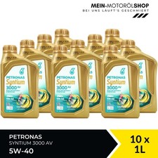Petronas Syntium 3000 AV 5W-40 VW 505 01 RN0710 Motoröl 10x1 Liter = 10 Liter