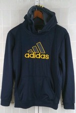 Adidas Navy Blue Hoodie Youth Size Large 14/16 