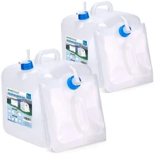 INNO STAGE 2 Pack Collapsible Water Container 2.6 Gallon with Spigot, Camping...