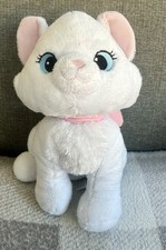 Disney Marie Aristocats Soft Toy Plush Cat Kitten 10” Simba Toys Pink Bow (j)