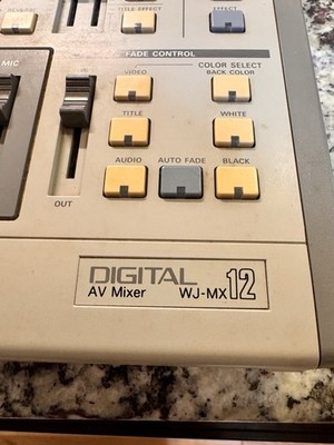 Panasonic WJ-MX12 Digital AV Mixer Video Switcher TBC Broadcast