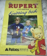 Knitting Pattern Booklet - Rupert Bear & Friends  - Sweaters & Toys - VGC