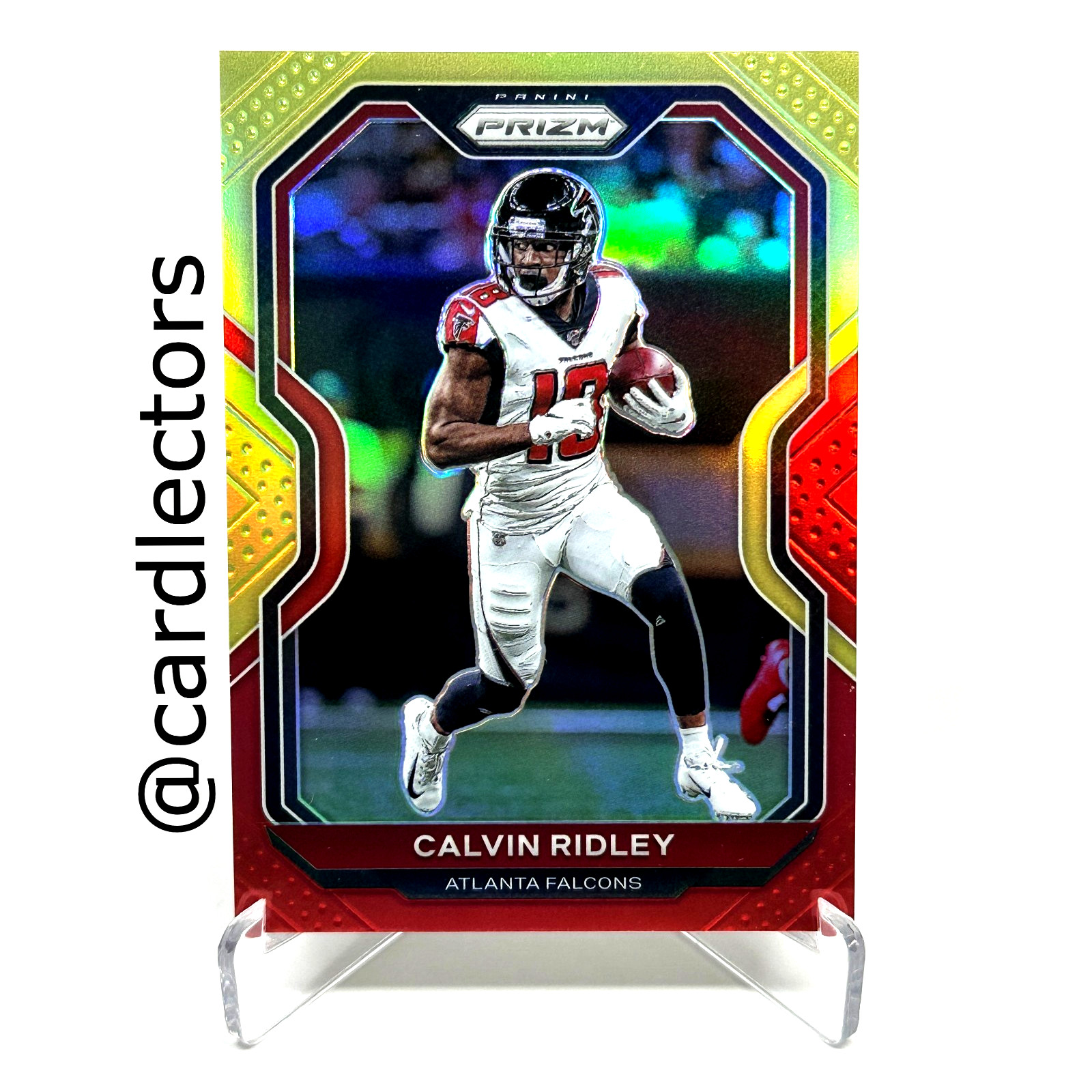 2020 Panini PRIZM Football CALVIN RIDLEY #226 Red & Yellow PRIZM SP /49 FALCONS