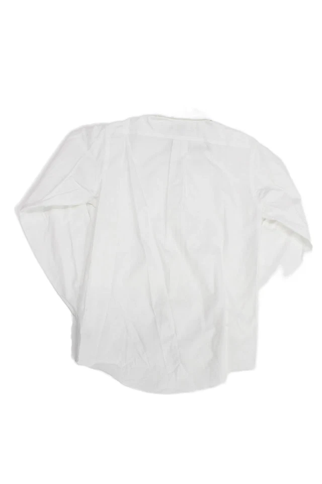 Brooks Brothers Red Fleece Boys Collared Button-Down Shirt White Size 16 - Image 2 of 4