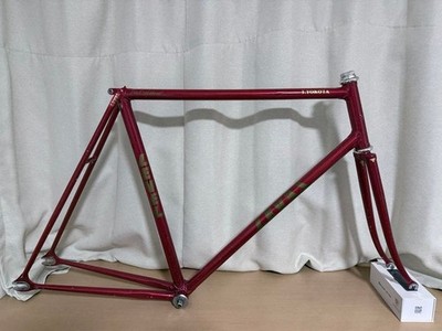 LEVEL njs 競輪フレーム Level NJS Track Frame 560mm Red Glitter with BB From Japan | eBay