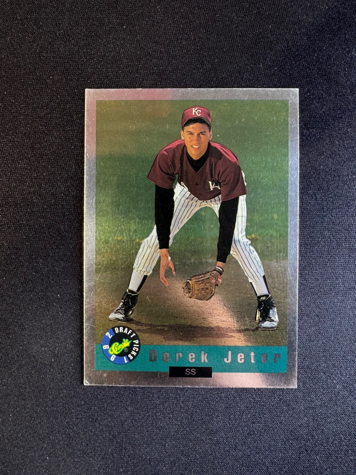 1992 Derek Jeter Classic Draft Picks #BC6 Silver Foil Parallel Rookie Card *READ