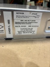 Notifier APS-6R Auxillary Power Supply USED