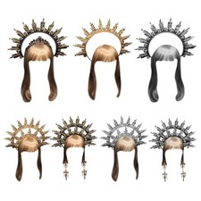 DIY Headband Princess Headpieces Pageant Prom Party Props Halo Hair Hoop