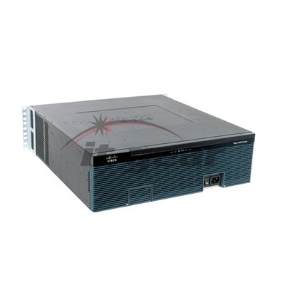 Cisco CISCO3925/K9 w/SPE100 3GE, 4EHWIC, 4DSP, 2SM, 256MBCF, 1GBDRAM, IPB