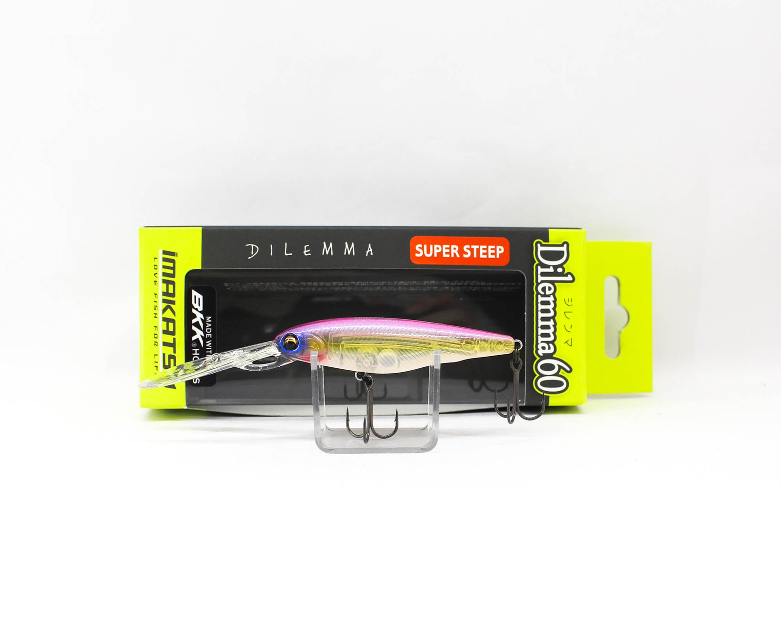 Leurre Imakatsu Dilemma 60 Steep 3DR - Suspend 60mm 5.4g - Topwater