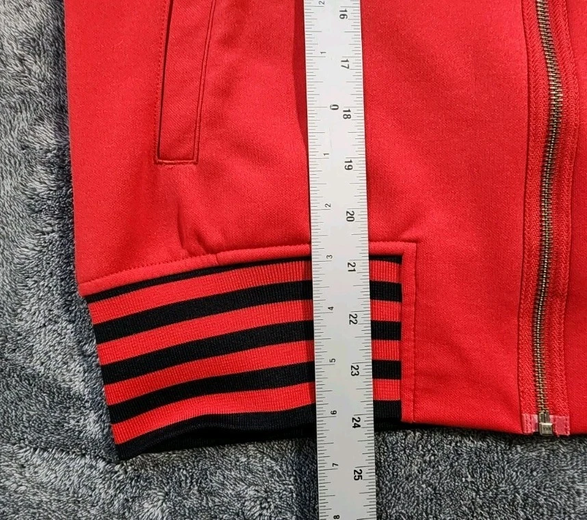 NIKE MANCHESTER UNITED SOCCER TRAINING TRACK JACKET TOP SIZE SMALL RED - Image 4 of 4