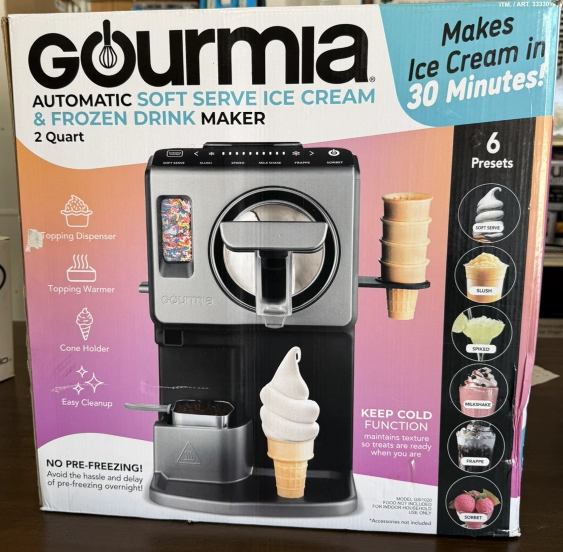 Gourmia Ice Soft Serve Makers Yoghurt Makers for sale | eBay